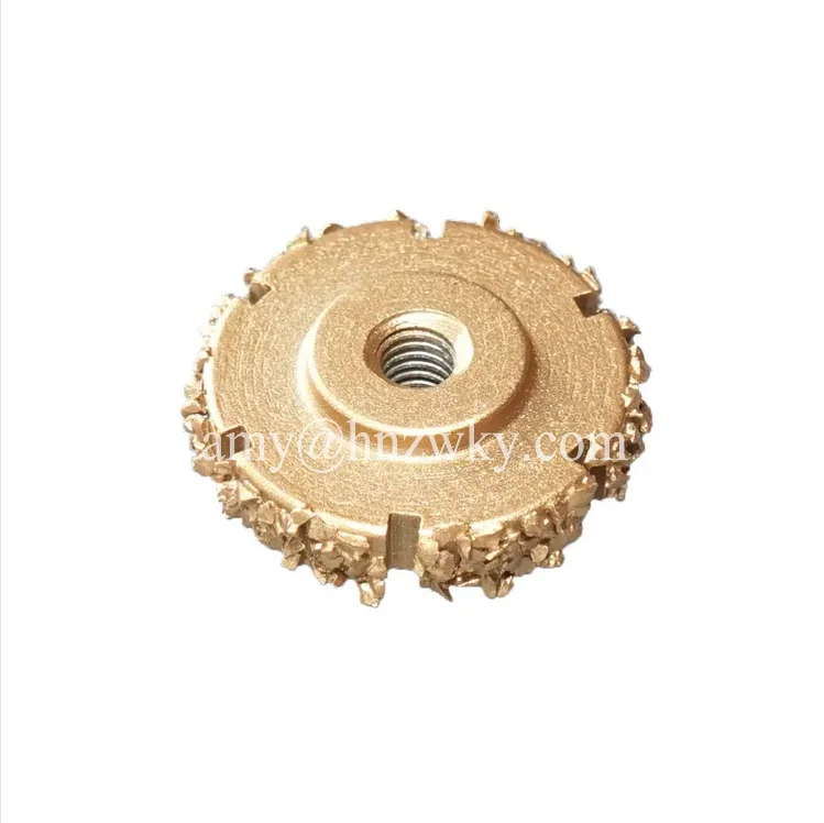 rubber buffering disk tungsten tire repair grinding head for rubber wood