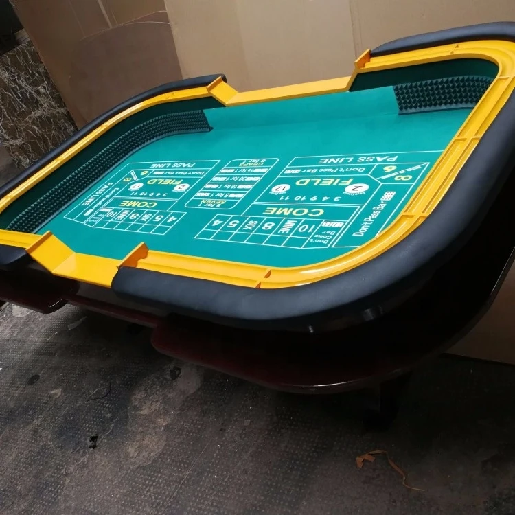 96 INCH Casino Portable Professional Craps Poker Table
