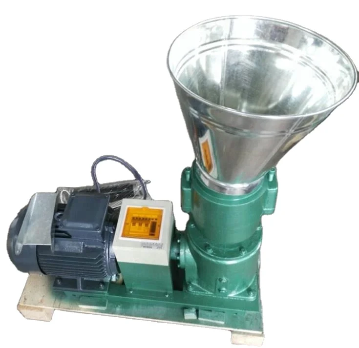Animal and poultry feed chickens ducks and geese food pelletizer mini pellet making machine