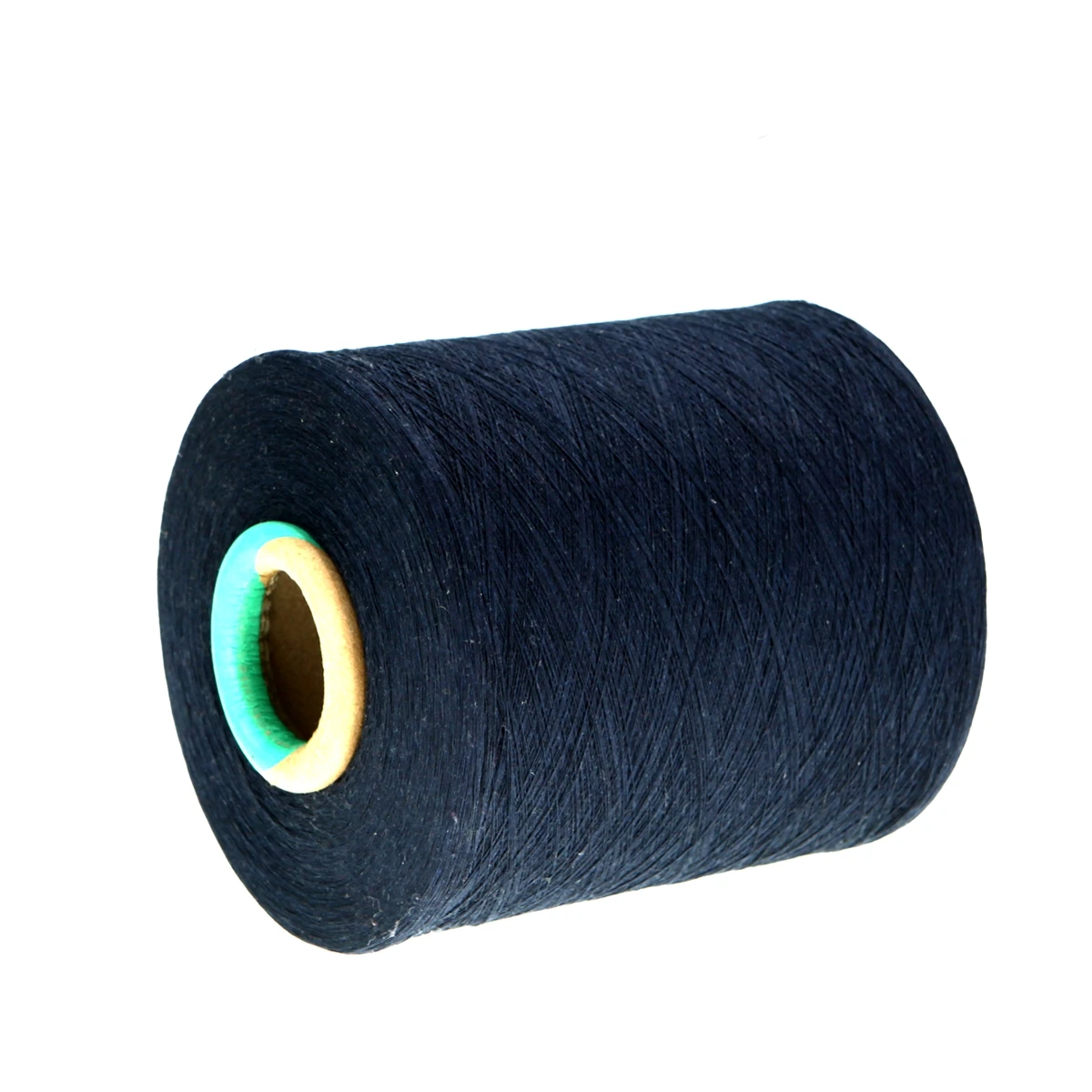 Dark Blue RG Open End Yarn Free Samples Recycled Cotton Polyester Blended Yarn for Producing Gloves