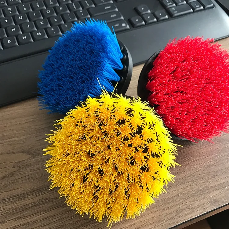 5inch Soft Bristle Flat Type Drill Cleaning Brush for Drill