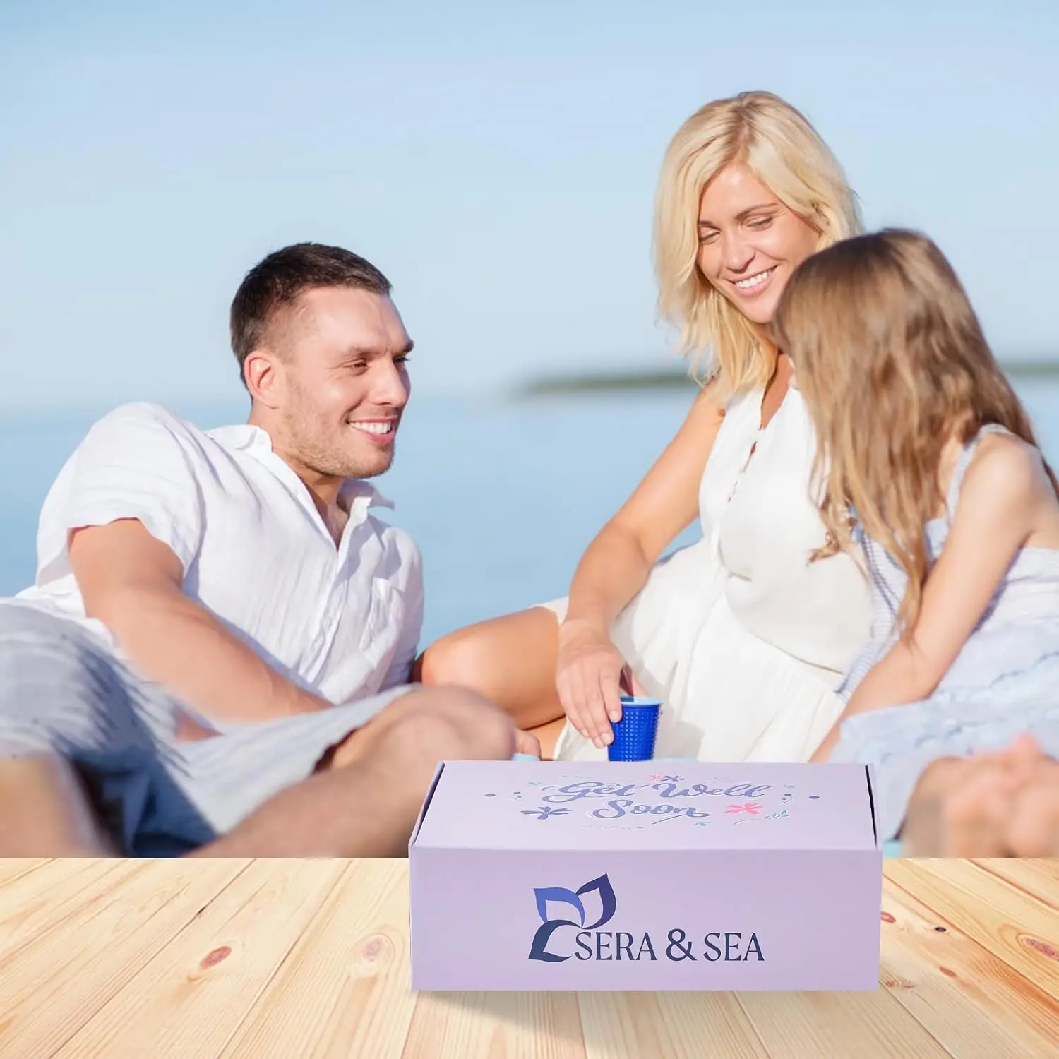 Wholesale new product in 2024 purple blanket card 10-pieces get well soon gift box set for women birthday self care gifts item