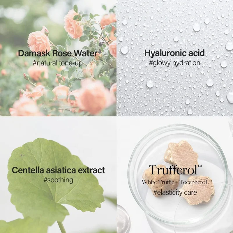 Water full Tone-up Sunscreen Vegan Skincare Tinted Moisturizer Glowy Sunscreen with SPF 50+ PA++++ sunscreen for the skin