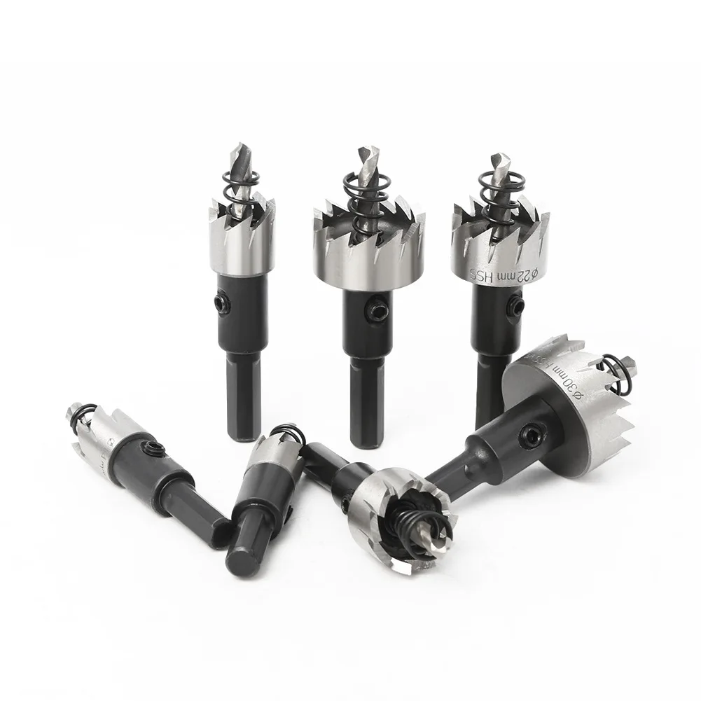 4241 HSS Drill Bit High Speed Steel Carbide Tip Hole Saw Tooth Cutter Metal Drilling Woodwork Cutting Carpentry Crowns