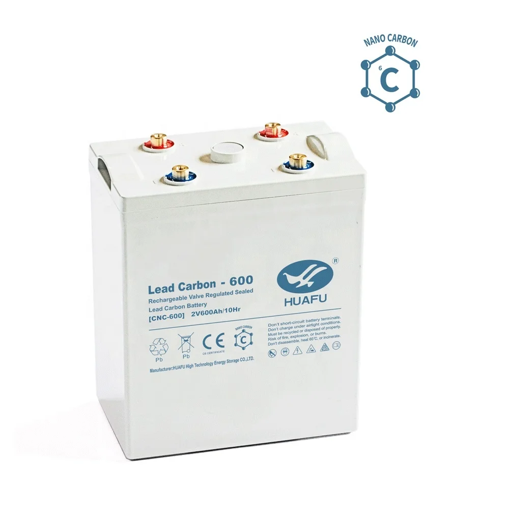 HUAFU Solar Manufacturer 200 ah solar battery 2V 200Ah Inverter Battery lead carbon battery