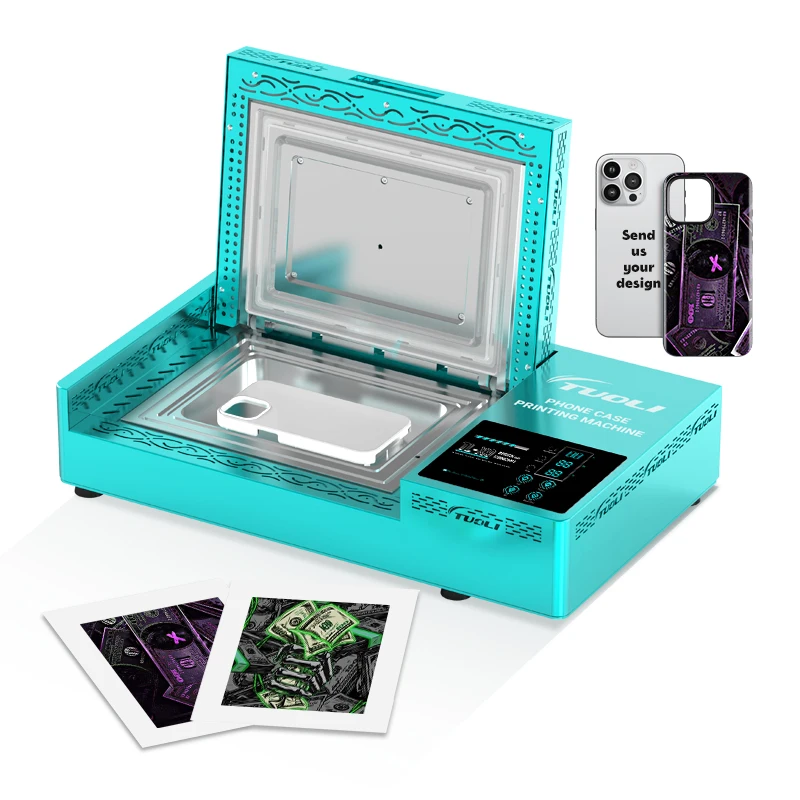 TuoLi Manufacturer 3D Sublimation Mold Automatic Vacuum Heat Press Transfer Mobile Phone Case Printing Machine for Sale