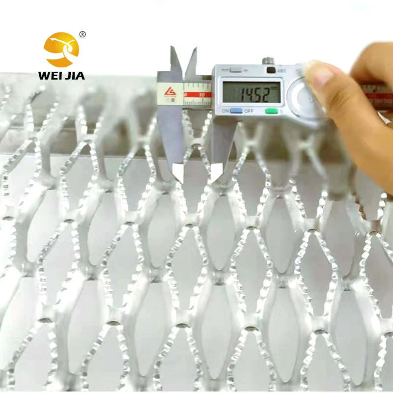 OEM Factory Perforated Metal sheet grip safety steel grating open steel plank for platform walkway or stair treads