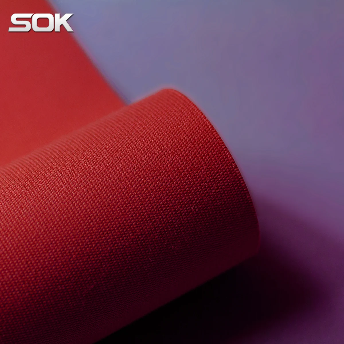 High end Solution dyed Polyester staple fabric for outdoor marine Umbrella BIMINI CHERRY RED