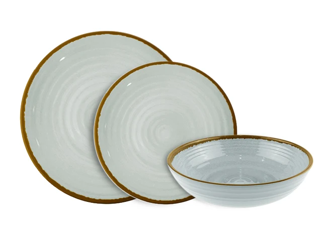 Sebest Melamine Factory Wholesale Price Hot Sell Custom Nordic Style Unbreakable Melamine Dinner Set Melamine Plate