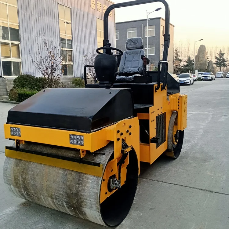3 Ton Road Roller China High Efficient Road Roller Double Drum