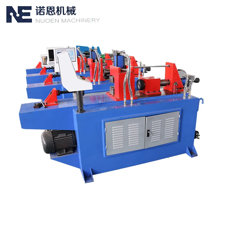 
New configuration semi automatic hydraulic aluminium copper stainless steel tube pipe end forming machine 