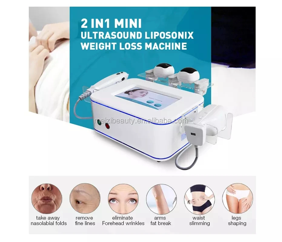 2 в 1 Мини Hifu Lipo цена для лица подтяжка кожи Liposonic потеря веса косметический аппарат с