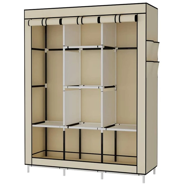 
130*170 * 45cm Non-woven Fabric Wardrobe,Fabric Wardrobe,Clothes Closet Organizer Storage 