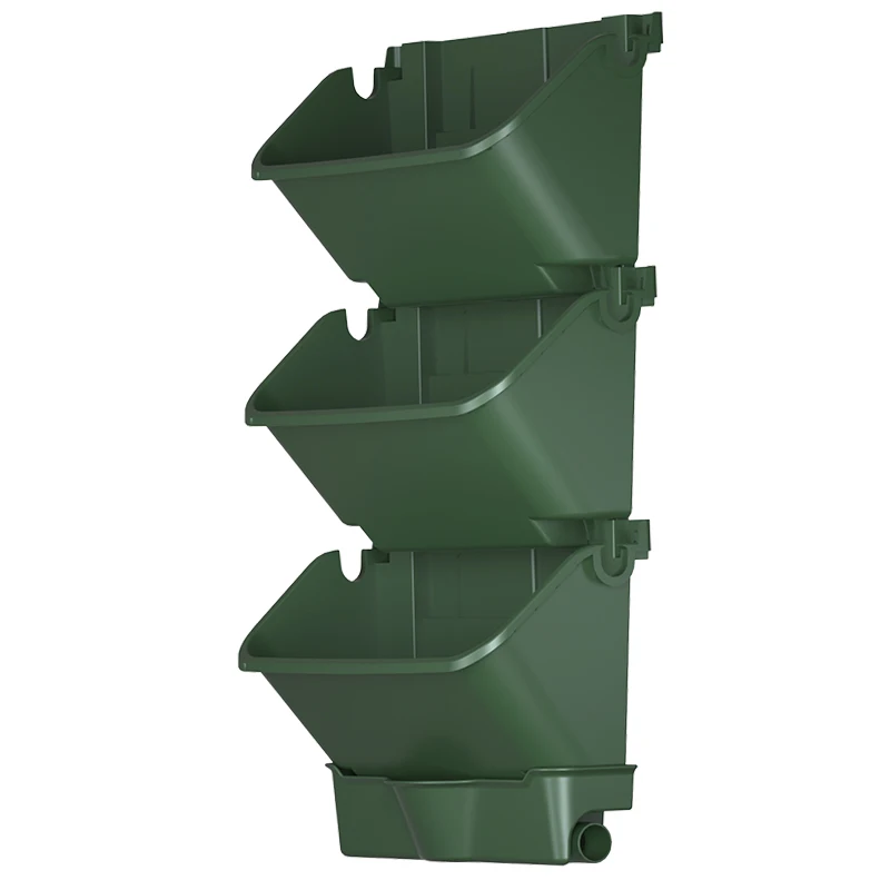 vertical garden plants  wall hang With drip irrigation system wall flower hanging pot planter
