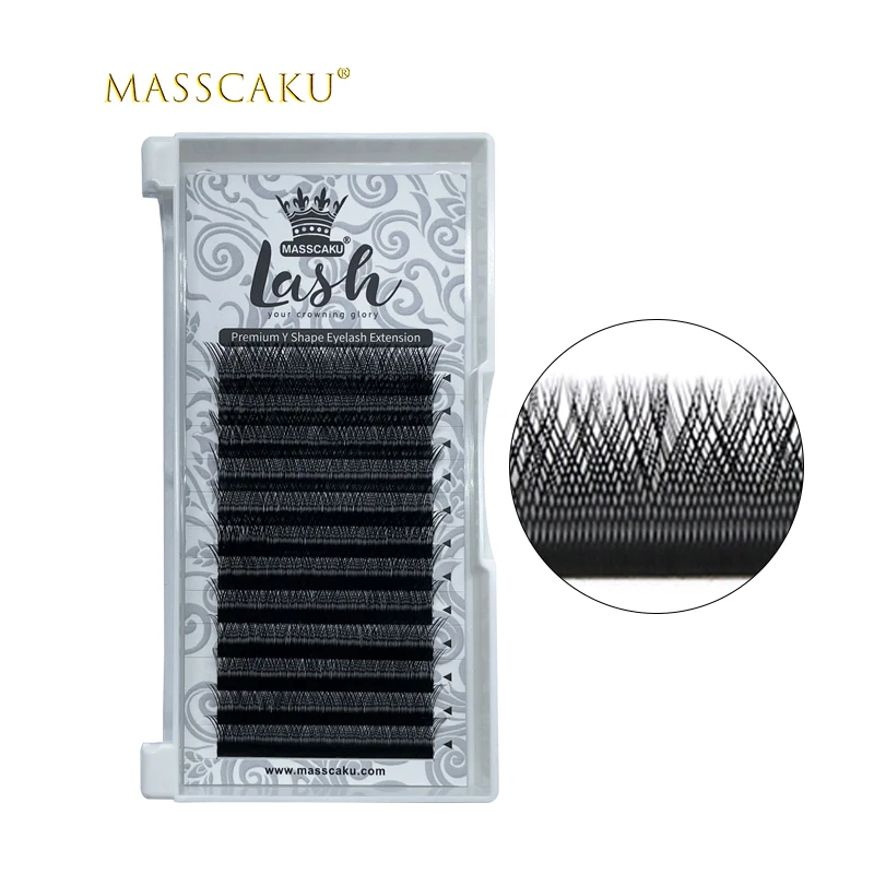 Factory wholesale Grafting Eyelashes Wholesale 0.07 Private Label 8-14mm mink individual eyelash extension vegan supplies