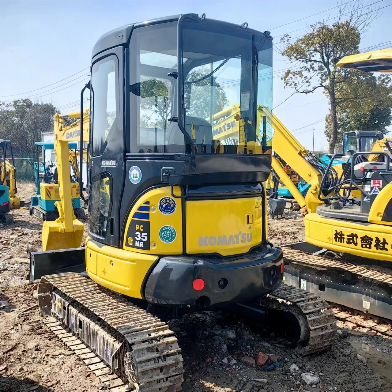 PC35MR used mini excavator with good performance  PC35MR PC40 PC55 PC60 pc70 used mini excavator full in stock and ready to ship
