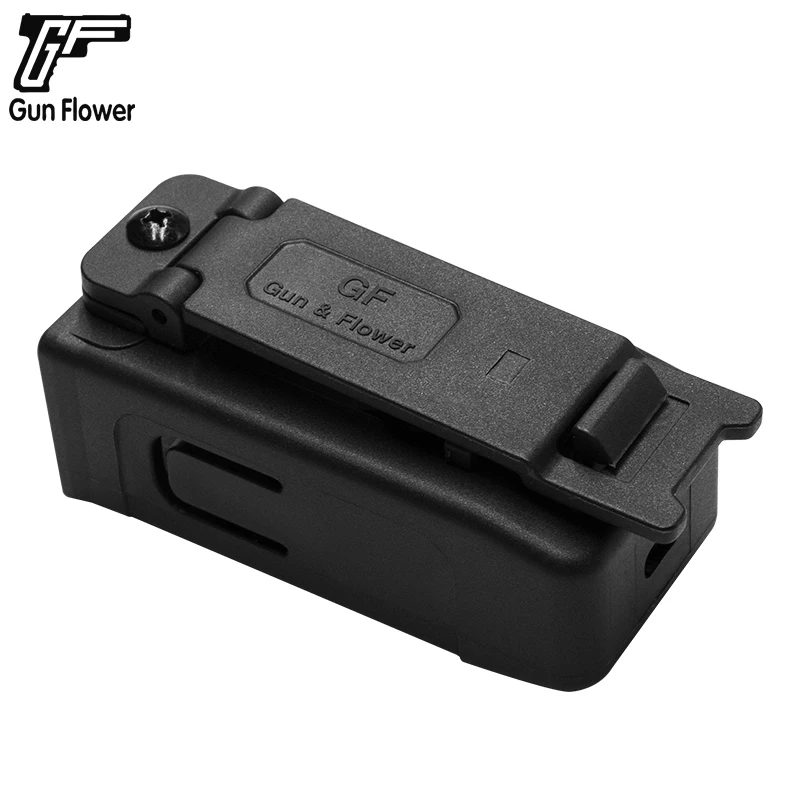 Gun&Flower Plastic OWB Single Magazine Holder Quick Release Single Mag Case Plastic Pouch
