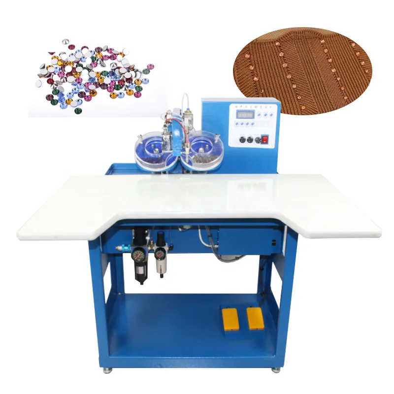 Hot fix rhinestone heat press machine semi automatic rhinestone machine