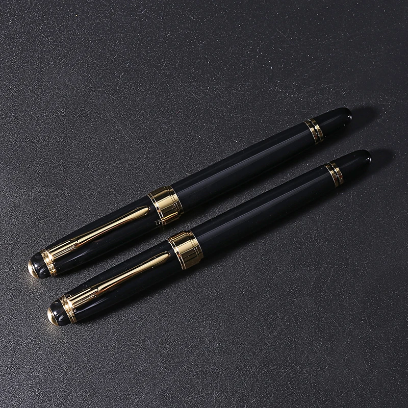 High End Quality Metal Pen Custom Logo Laser Engrave Luxury Gift Business Office Promotion Fountain Pen with Gift Box Set