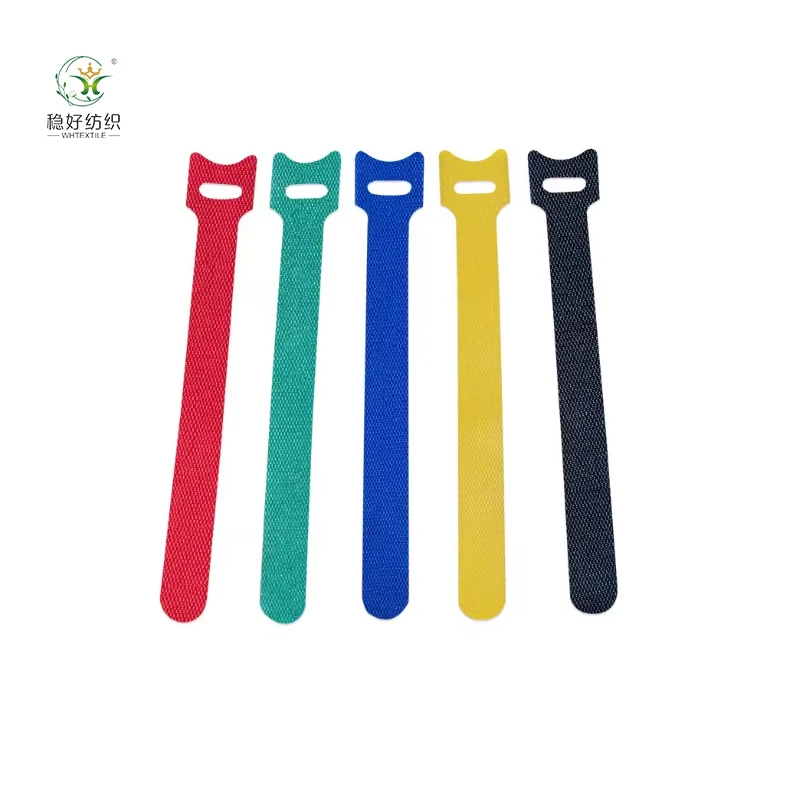 High Quality Reusable Double-Layer Nylon Ties Hook Loop Fastening Heat Resistance Elastic Adhesive 5 Color Options-Perfect