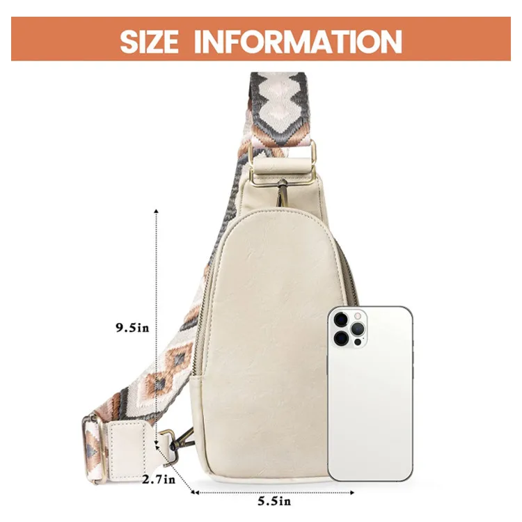Personalized Fashion Designers Luxury Pu Leather Girls Cross Body Sling Belt Travel Fanny Pack Waist Bag For Women