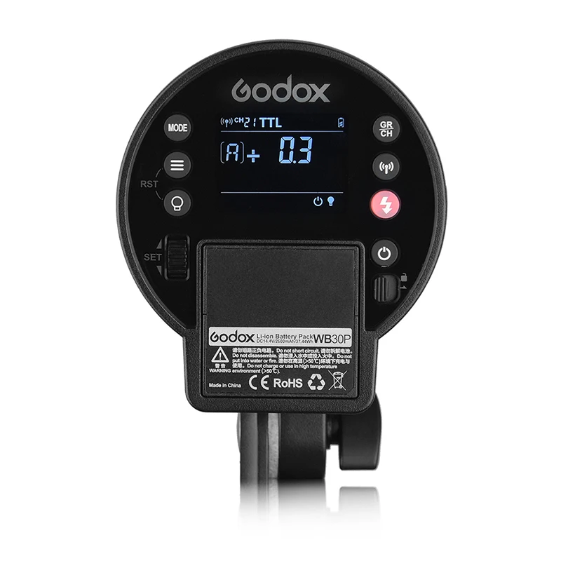 Godox Studio Flash AD300Pro Outdoor Flash Light 300Ws with 2600mAh Battery for all brands camera