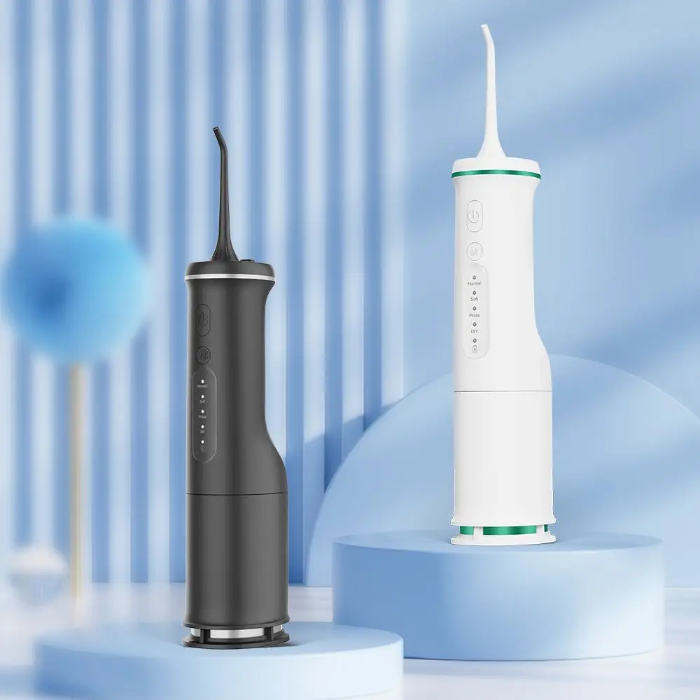New Design Type C Charging Rechargeable Water Irrigator Dental Care Oral Irrigator 300ml & IPX7 Waterproof Water Flosser