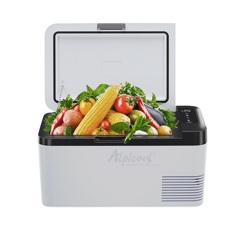 Alpicool K25 Portable Car Refrigerator 12V Electric Cooler Camping Outdoor Freezer AC DC Dual Use Car Fridge For Trip Boat