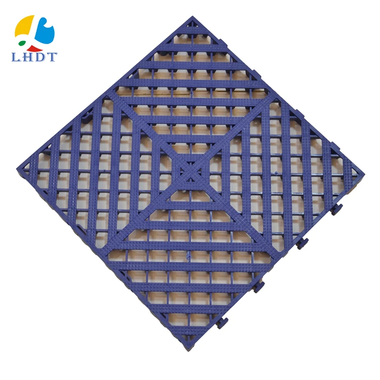 Environmenally-Friendly Garage Non-Slip Mats PP Car Wash Fast Drainage Non-Slip and Mildew Splicing Interlocking Floor Tile