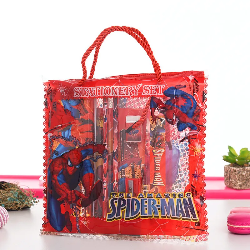 Wholesale Fashion Promotional Personalized Handbag Kids Pink Princess School Stationery Set For Students Gift