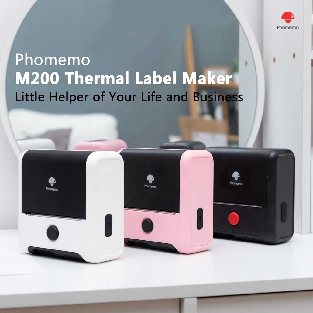 
Phomemo QR code price small handheld portable wireless thermal sticker printing label printer 