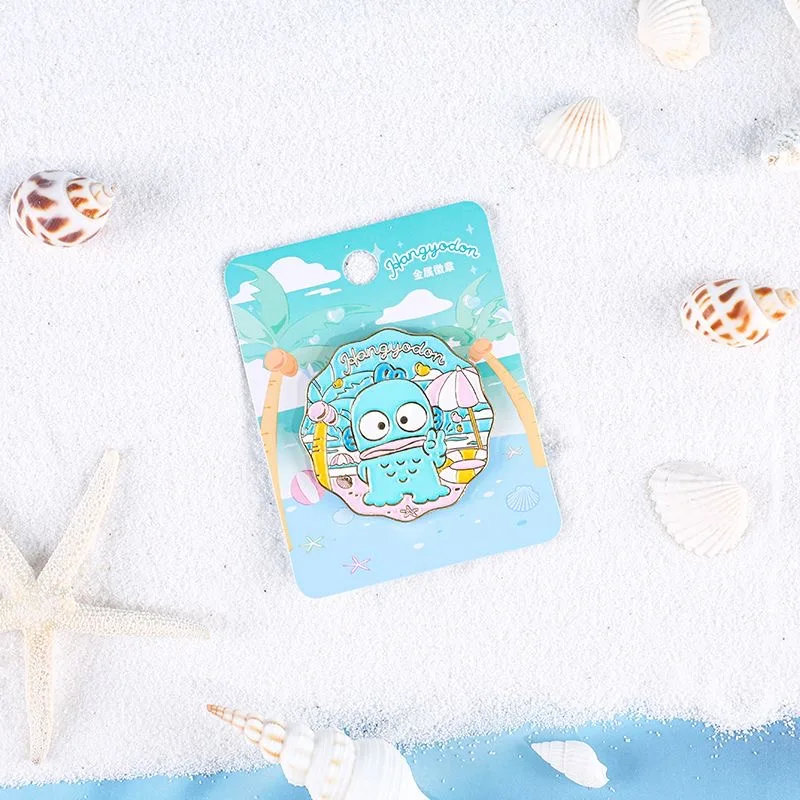 YE511 Genuine kawaii Anime metal brooch cute Kuromi Melody badge cartoon Pochacco enamel pin