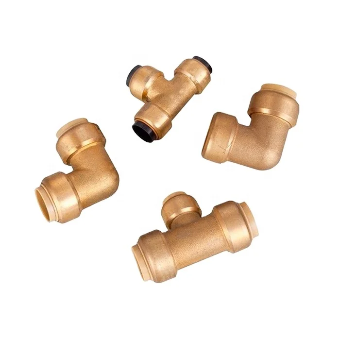 brass push fit plumbing fittings oem