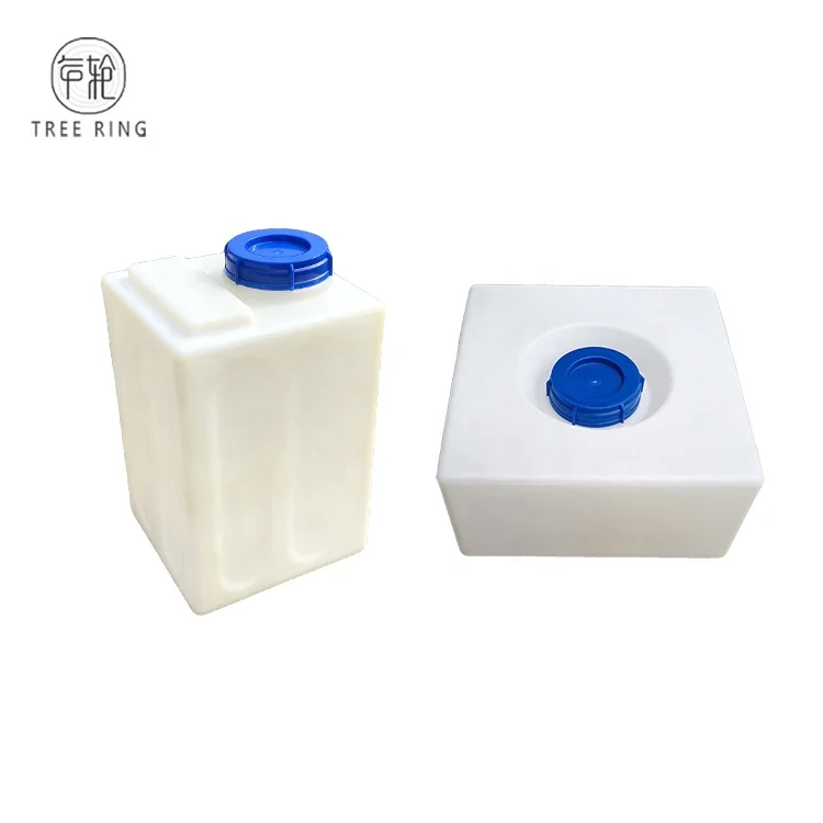 40L 60L 80L 100L 120L Rotational molding Poly Rectangular Caravan water Storage Tank With Drain for moving Car