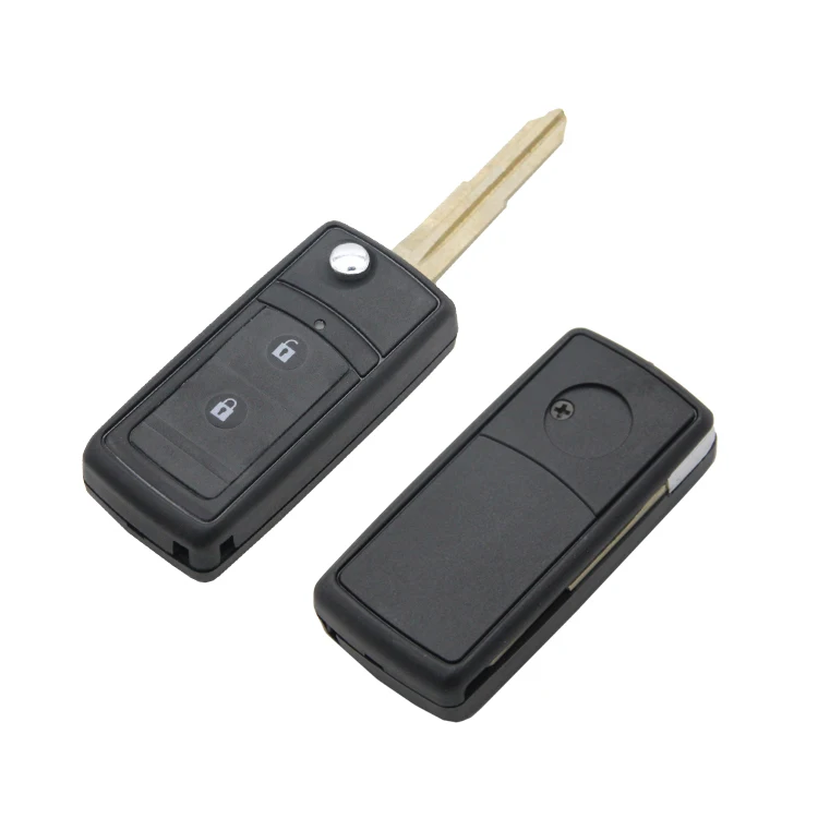 Hyund Car Key Replacement Shell Durable Remote Case Blank with 2