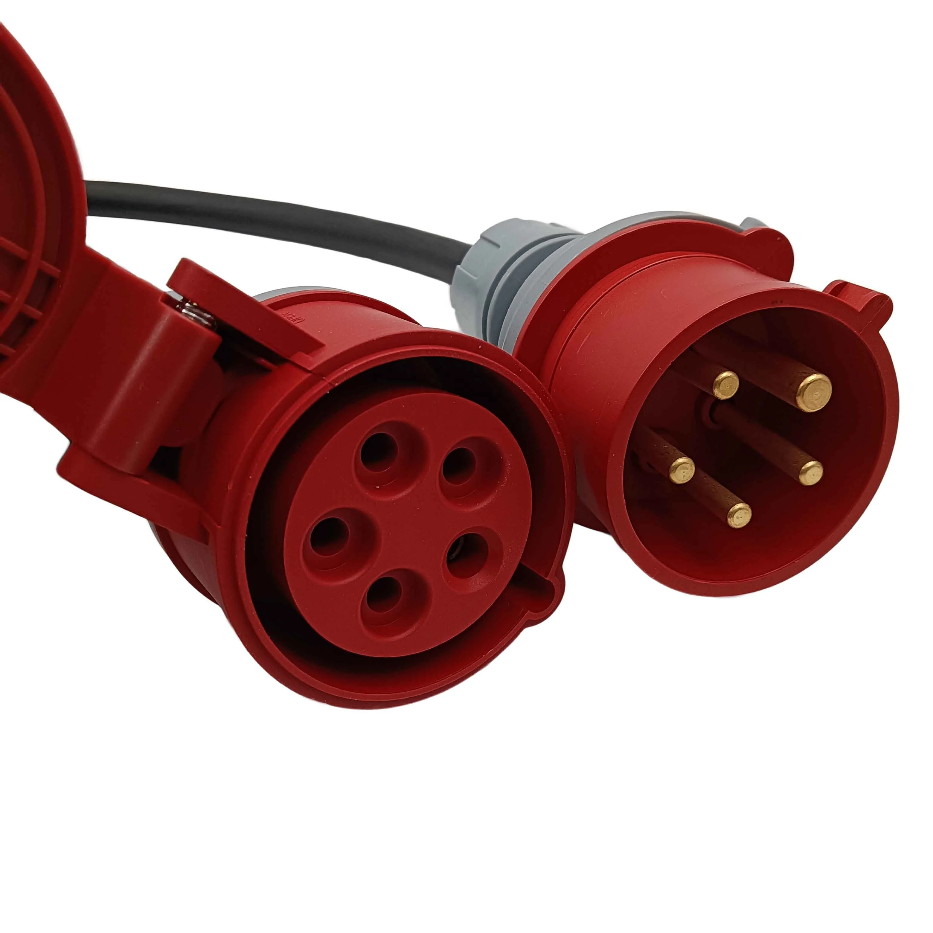 IEC 60309 Power Plug IP44 5 Cores 3P+N+E Industrial Extension Cord