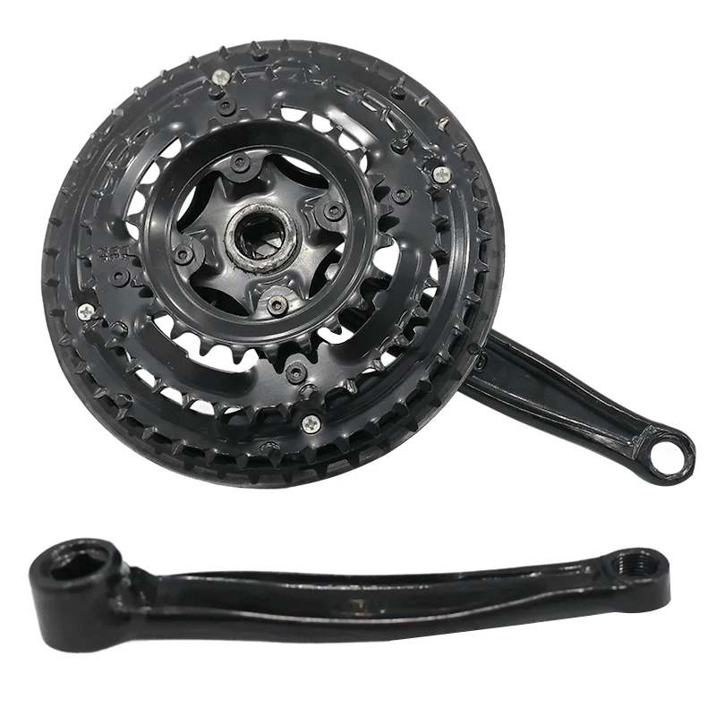 Hot Sale Bike Crankset Bike Square Crank Set 24-34-42t Road Car Sprocket Roulette Bet Mountain Bike Accessories