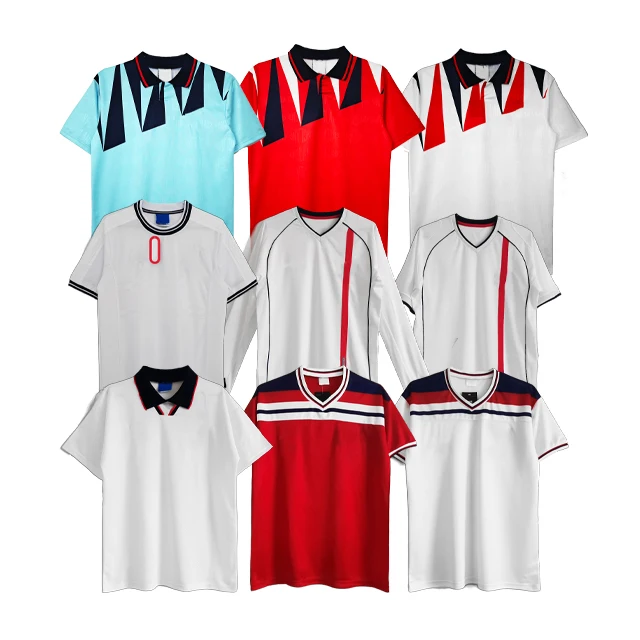 Thailand Top Grade Quality Breathable Quick Dry Classic Retro Shirt Football Jersey Vintage Soccer Jersey