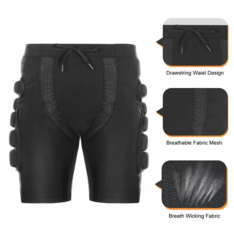 Custom Thickened Crash Pads Pants Protective Shorts Skateboard Skating Ski Snowboard Impact Shorts Snowboard Butt Pad