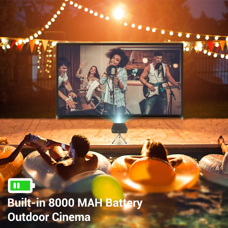 Top sales mini pocket projector android IOS portable DLP smart android system for home theater dlp projectors