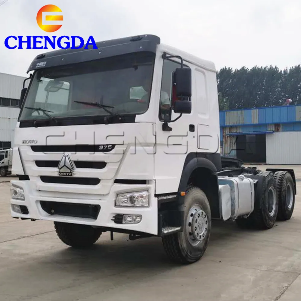 Используемые шины Sinotruck Howo 10 тягач 371HP 420HP 6x4 грузовик для африканского рынка