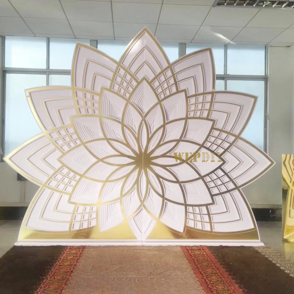 Реквизит для свадебной вечеринки, ПВХ акриловый зеркальный фон для сцены, набор для свадебного украшения, акриловый выставочный стенд