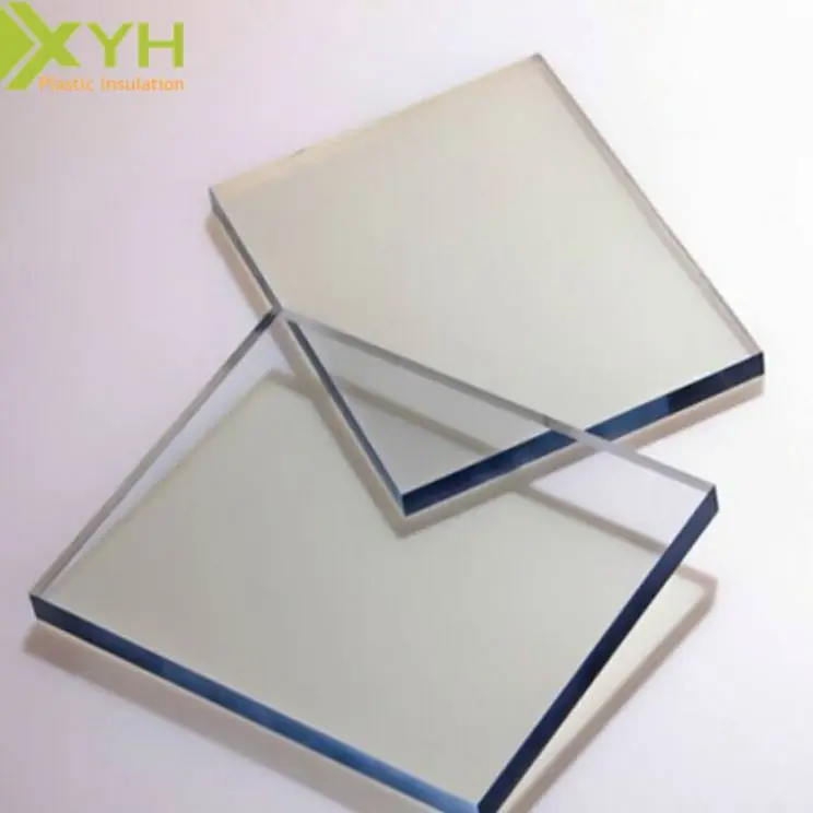 PC Material Building Strong Blue Polycarbonate Solid Roof Sheet