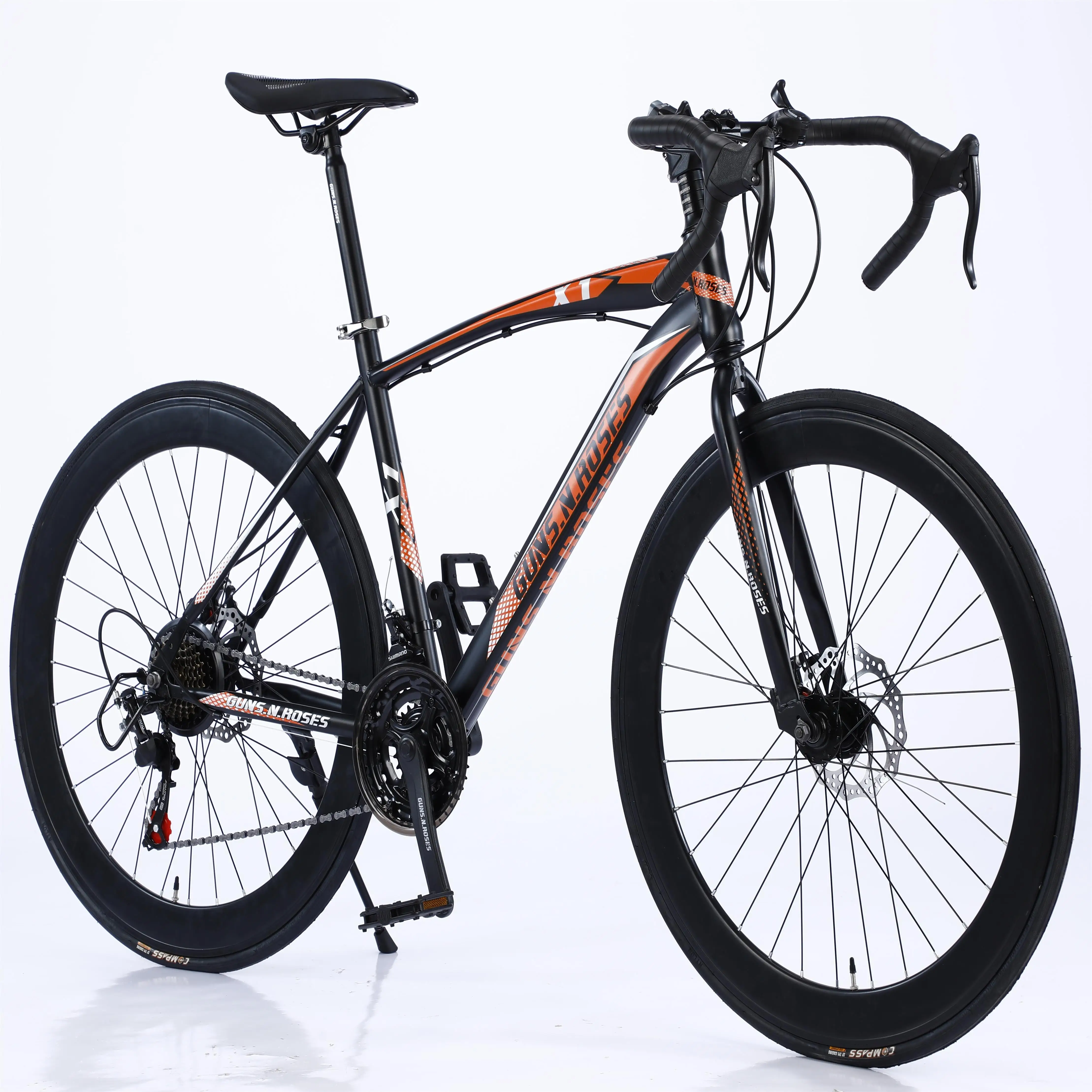 Hot Selling OEM Roadbicycle 700C Bend Handlebar 21S Roadbike with High Carbon Steel Frame and C60 Wheels Racing Bike for Adult