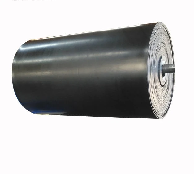 EP 100 light weight and thin EP fabric carcass rubber conveyor belt for cement and concrete plants