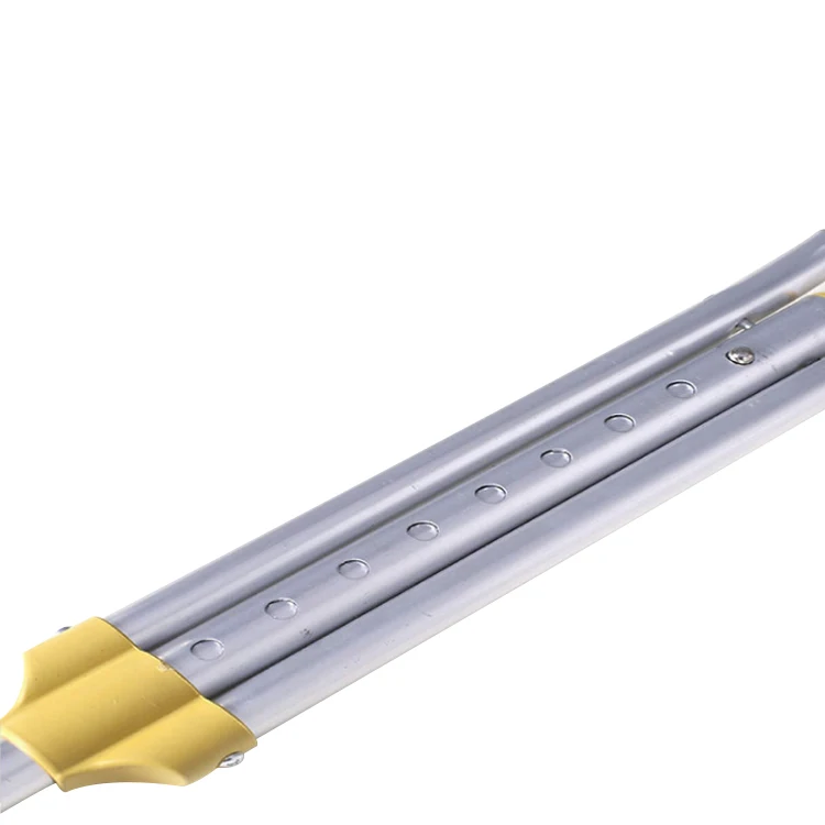 Medical aluminum alloy adjustable underarm crutch axillary crutches aluminum