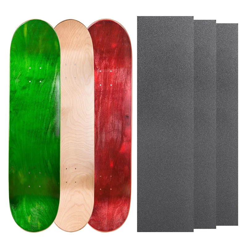 Skateboard Deck Hot Selling Pro 7 layer 100% Canadian Maple Custom Blank Deep Concave Wooden Skateboard Decks