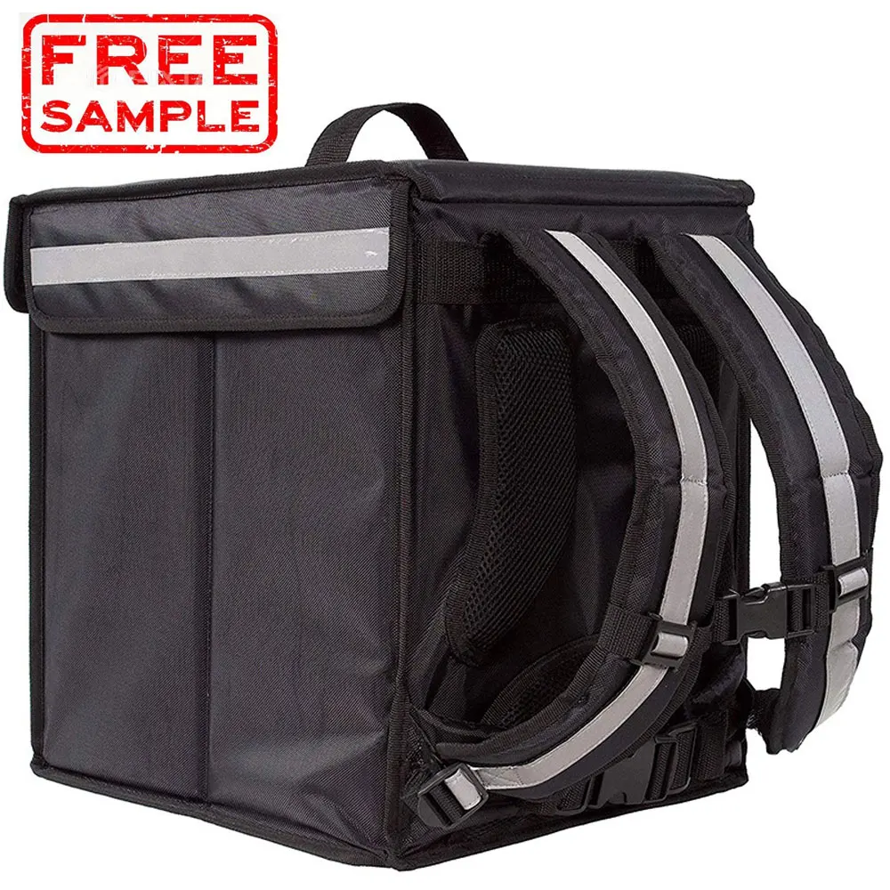 FREE SAMPLE Custom Large Commercial Quality Insulated Thermal Uber Eats Fast Food Warmer Food Delivery Backpack Bag cooler bags