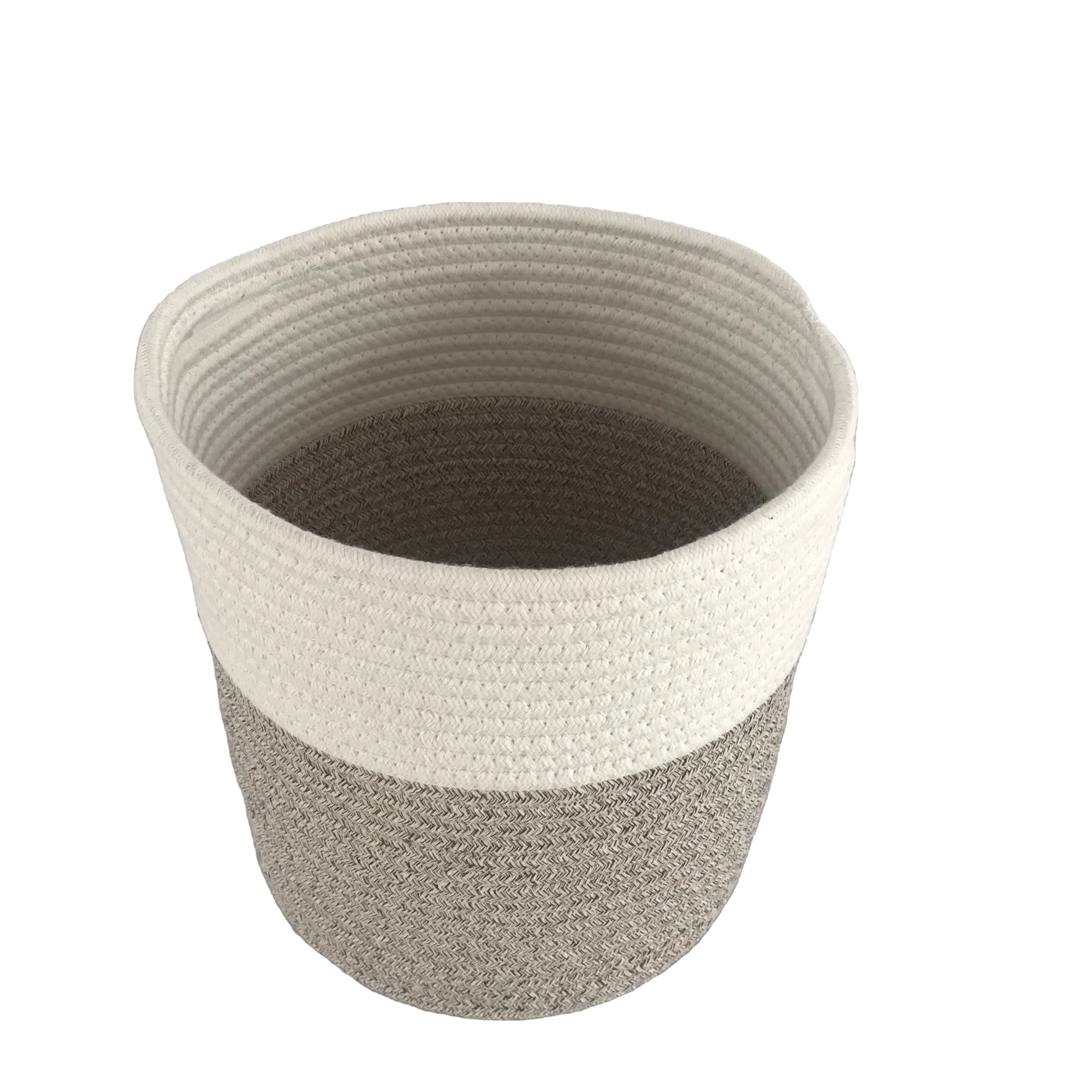 Hot selling Cotton Rope  Basket with simple handle