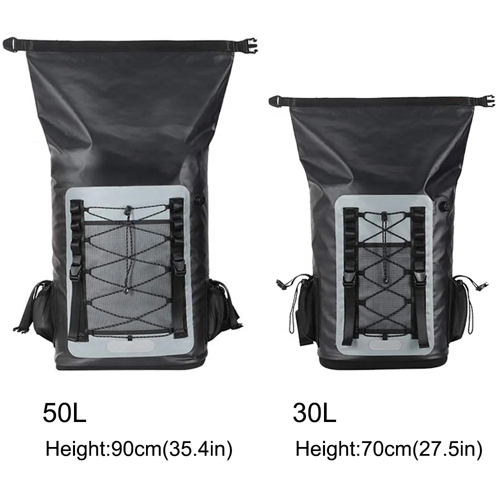 50/30L Supplier Tarpaulin School Outdoor Travel dslr Camera Tactical Floating Roll Top Waterproof Sports Dry Bag Hiking Backpack